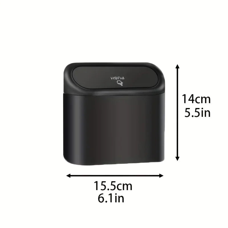 Mini Poubelles Voiture Push – Lot de 2 + Sacs