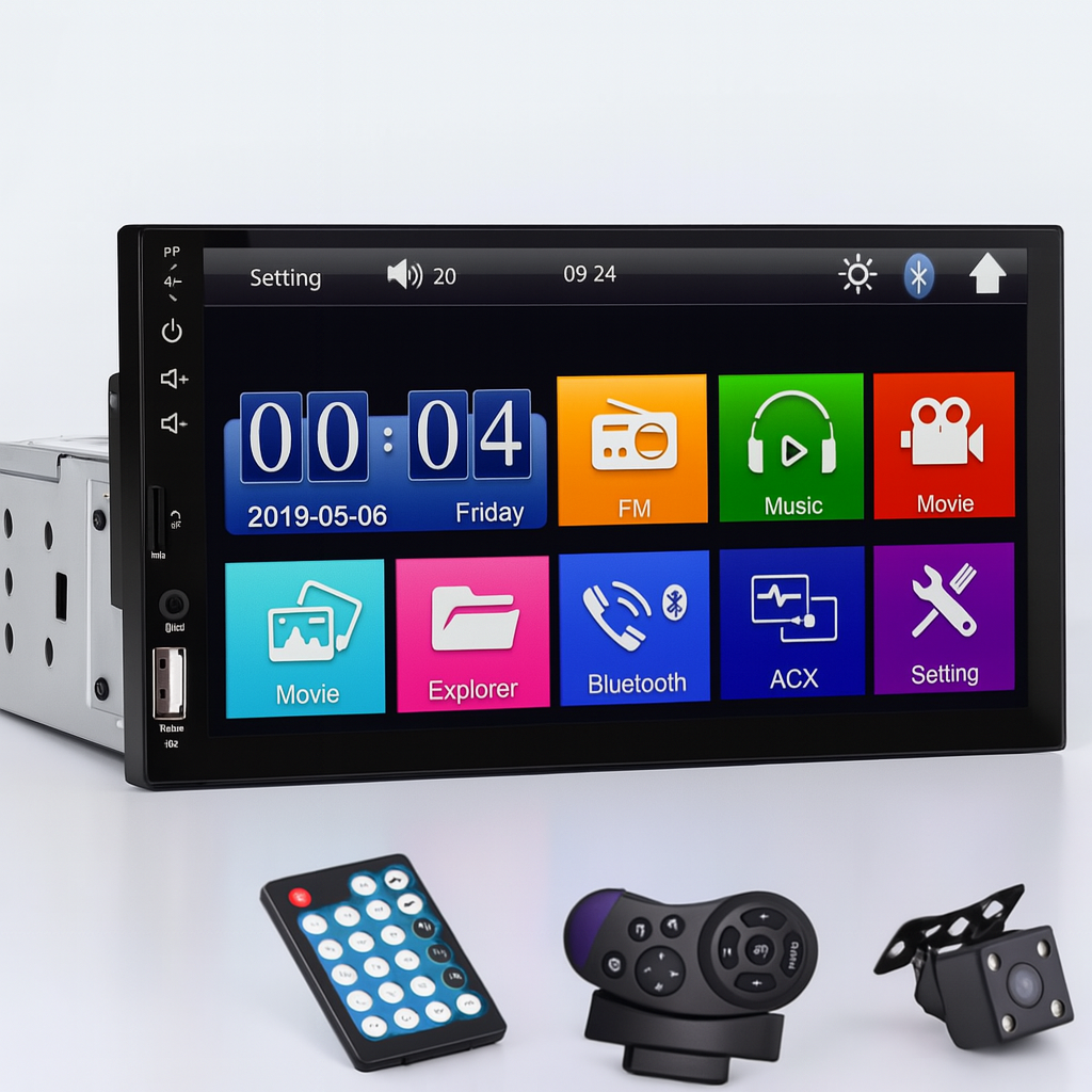 autoradio écran tactile 7 pouces