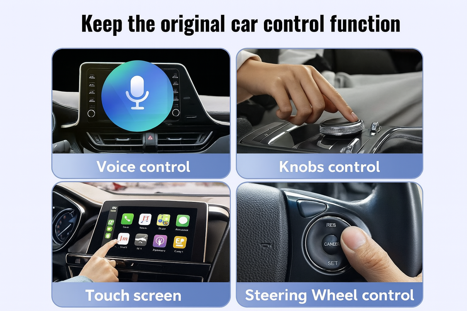 boîtier CarPlay sans câble
