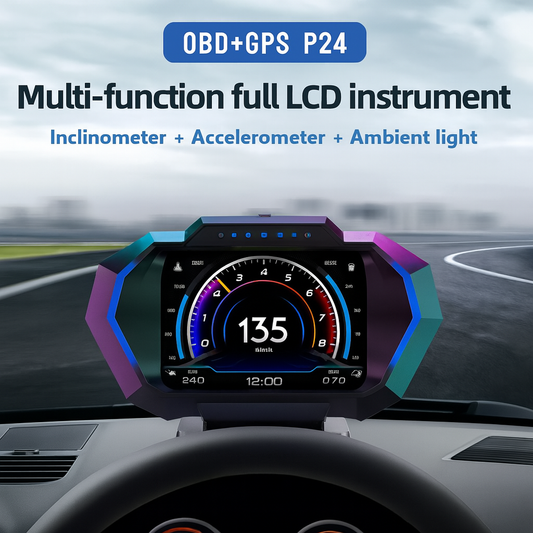 HUD voiture avec GPS