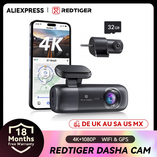 caméra embarquée REDTIGER 4K