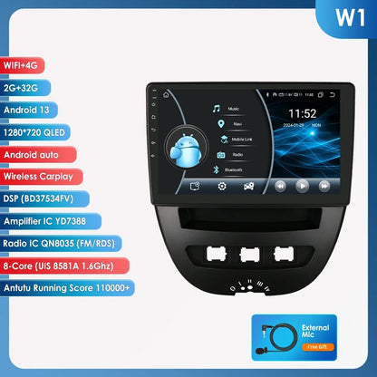 autoradio Peugeot 107 avec WiFi